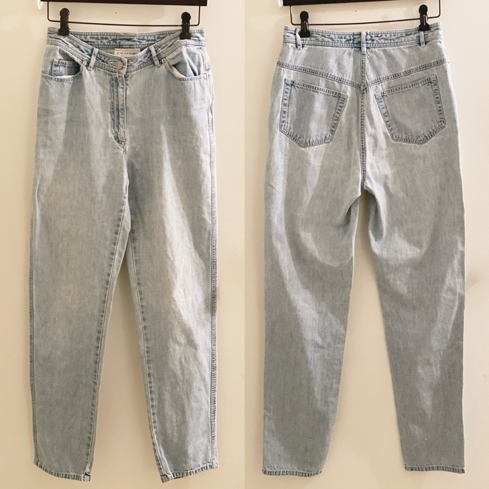 Vintage Emanuel Ungaro Straight Leg High Rise Jean